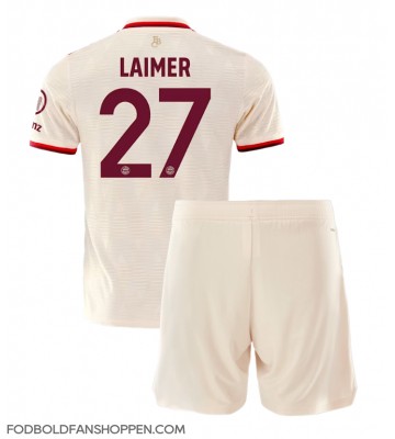 Bayern Munich Konrad Laimer #27 Tredjetrøje Børn 2024-25 Kortærmet (+ Korte bukser)